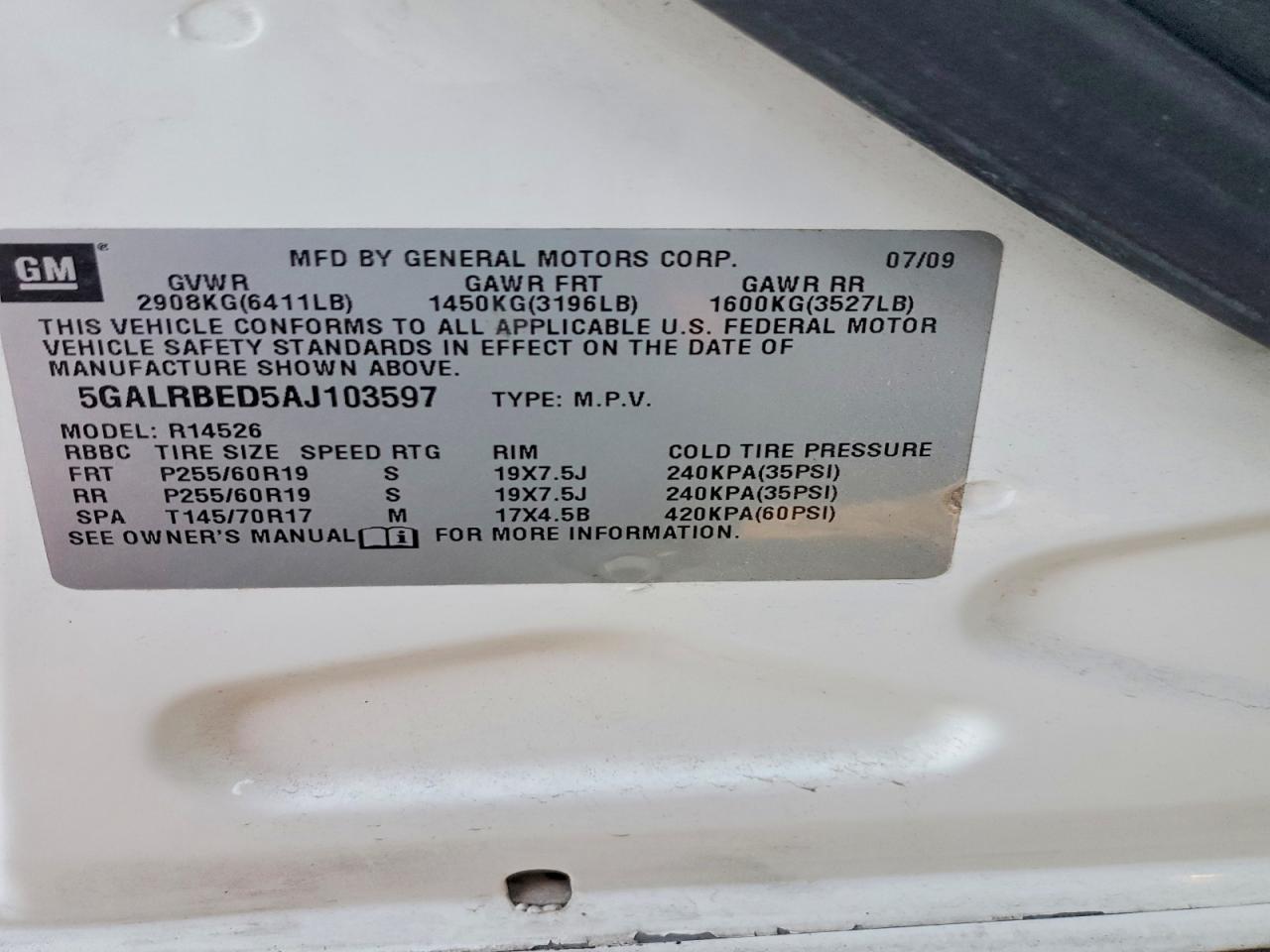 2010 Buick Enclave cxl