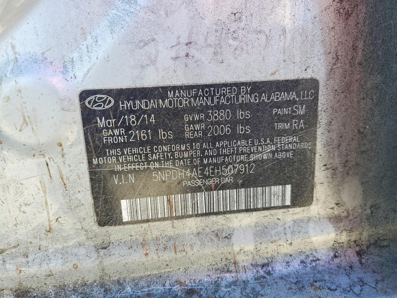 2014 Hyundai Elantra se