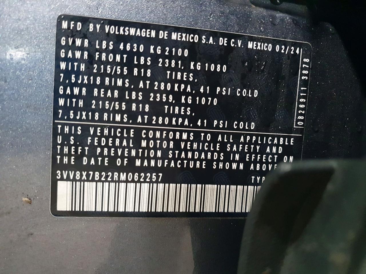 2024 Volkswagen Taos s