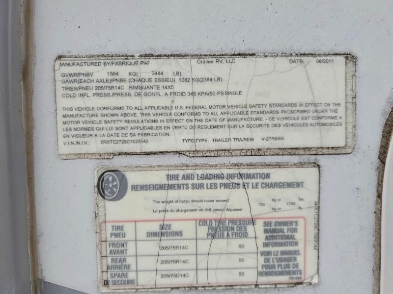 2012 Cruiser Rv Fun Finder-camper