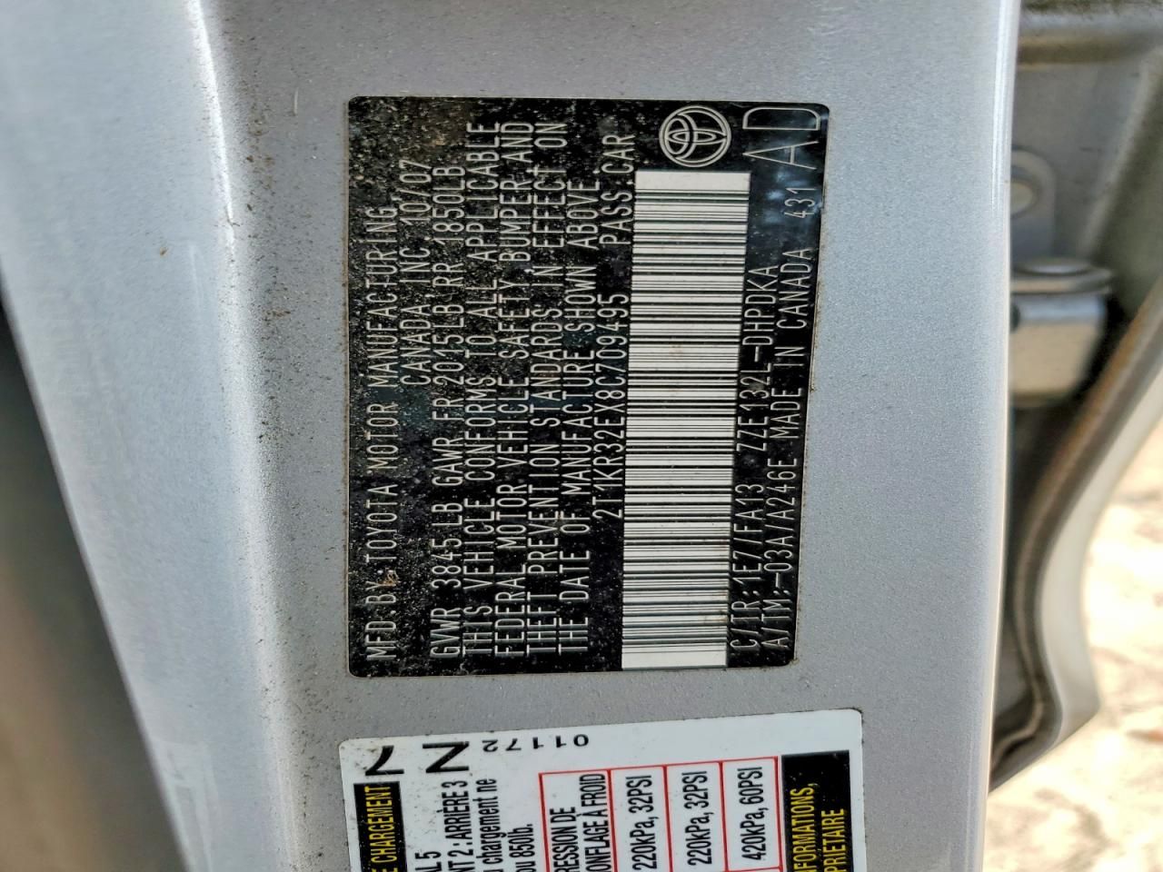 2008 Toyota Corolla Matrix xr