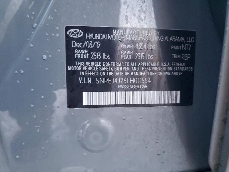 2020 Hyundai Sonata sel Plus