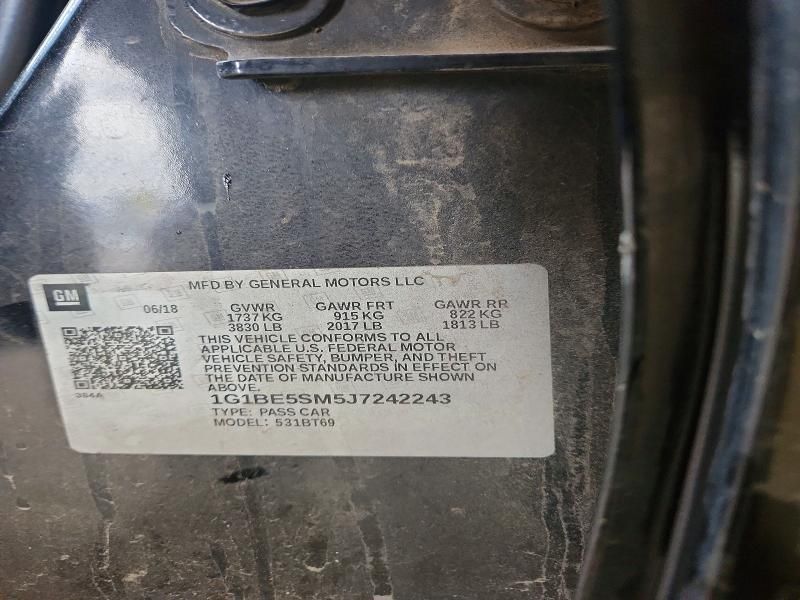 2018 Chevrolet Cruze lt