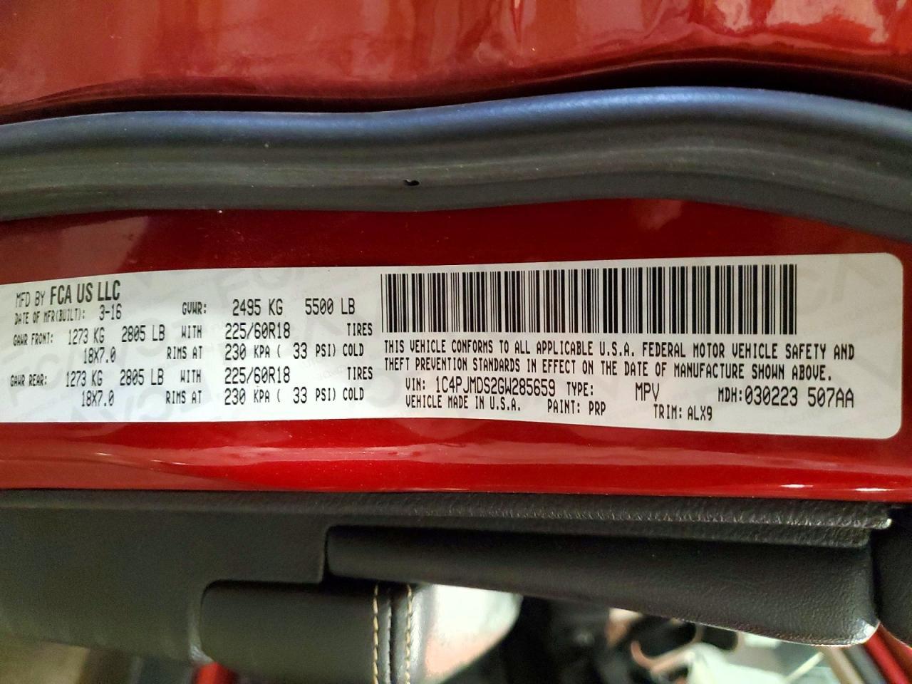 2016 Jeep Cherokee Limited