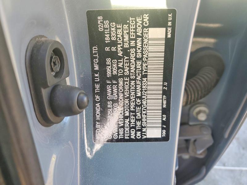 2018 Honda Civic Sport