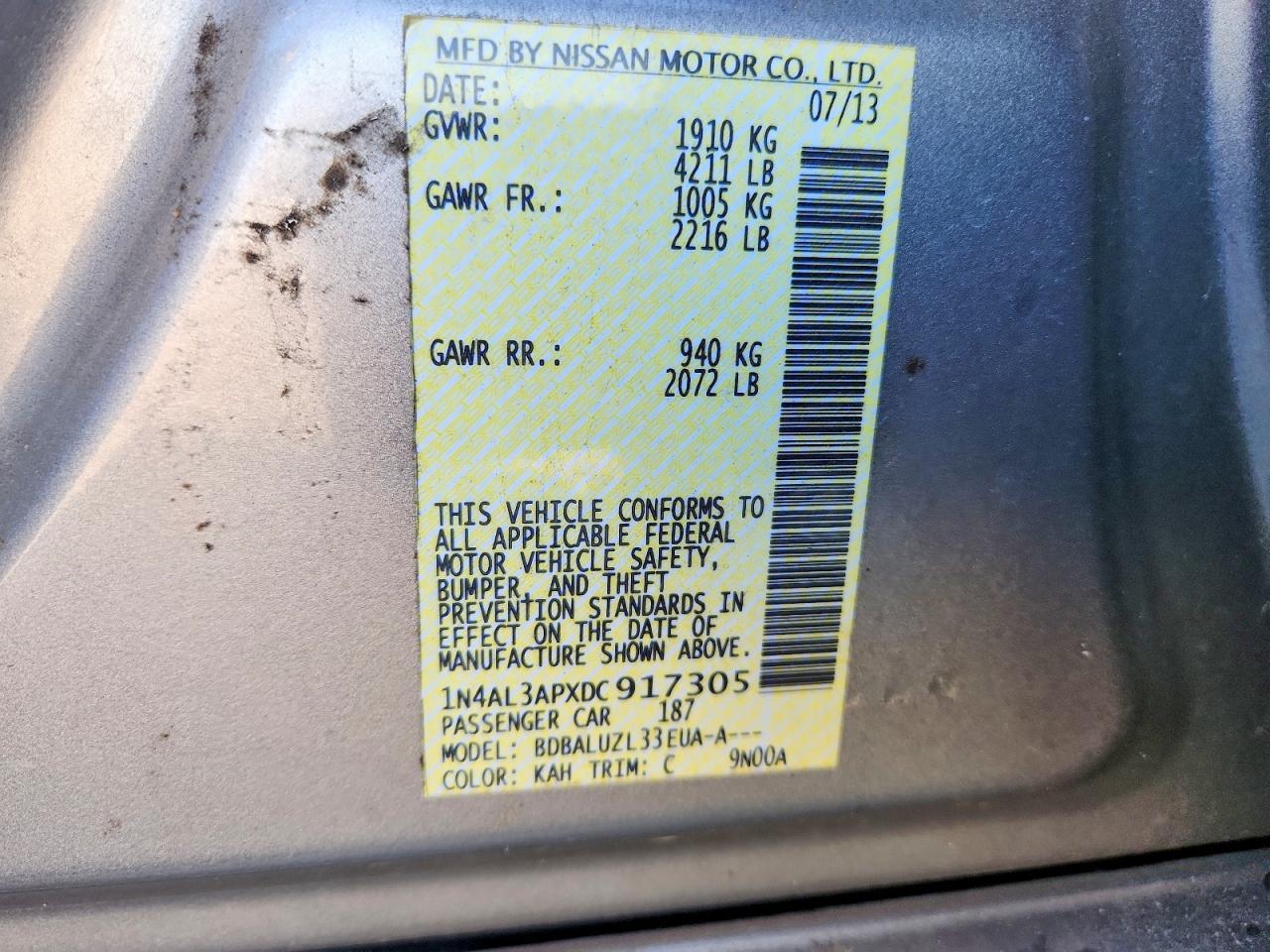 2013 Nissan Altima 2.5