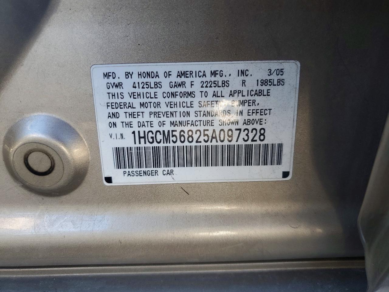 2005 Honda Accord ex