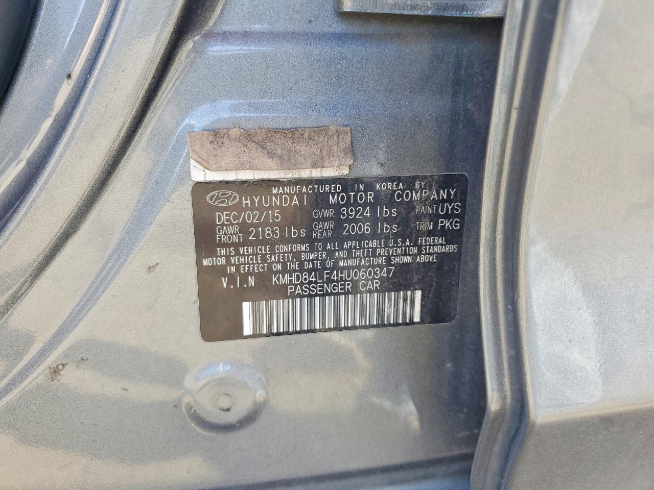 2017 Hyundai Elantra se