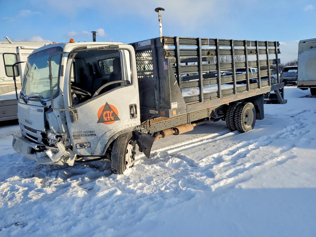 2024 Isuzu NPR HD Flatbed Truck