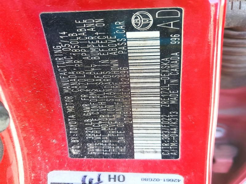 2014 Toyota Corolla l