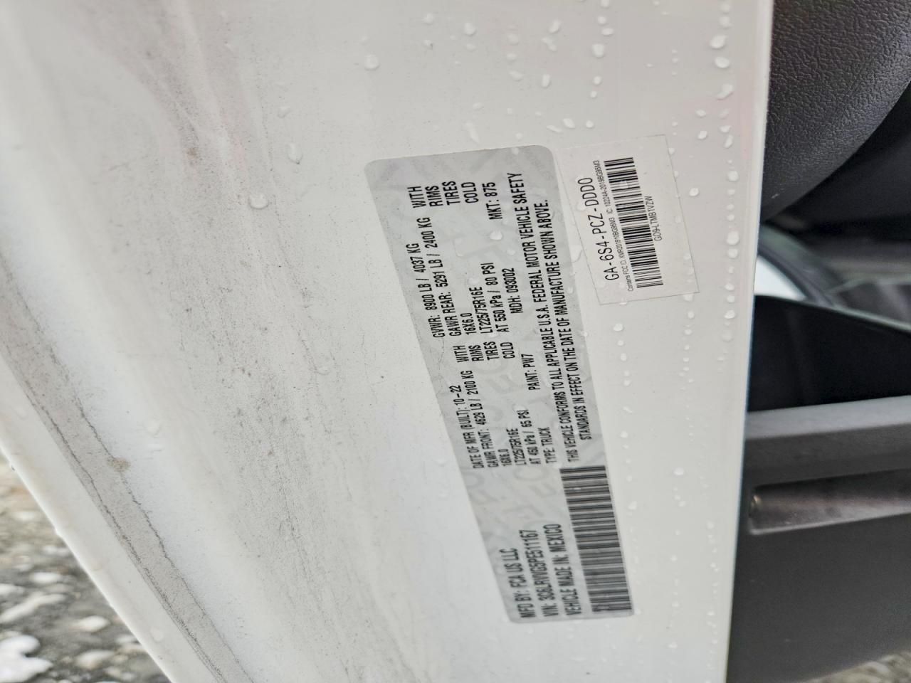 2023 Dodge RAM Promaster 2500 Utility / Service Van