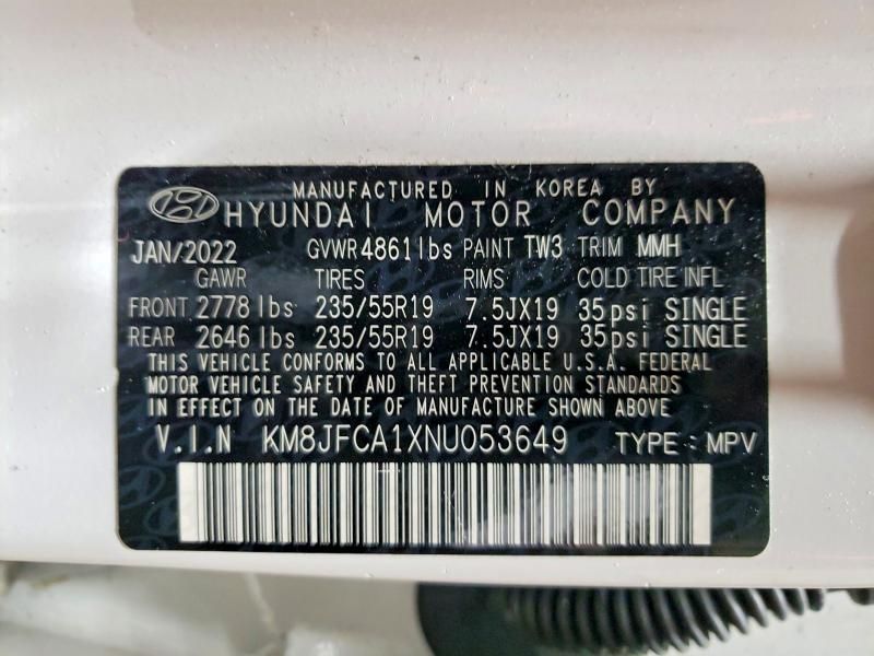 2022 Hyundai Tucson sel Convenience