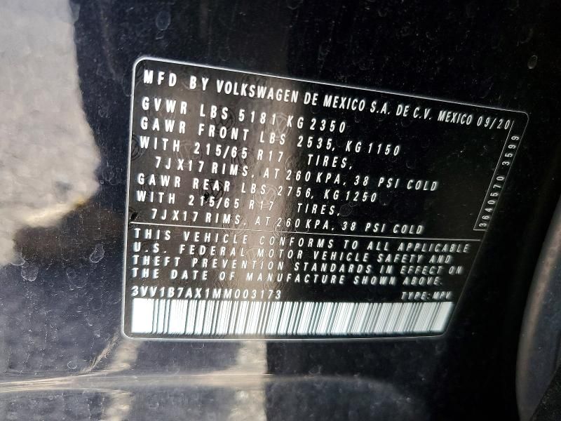 2021 Volkswagen Tiguan s