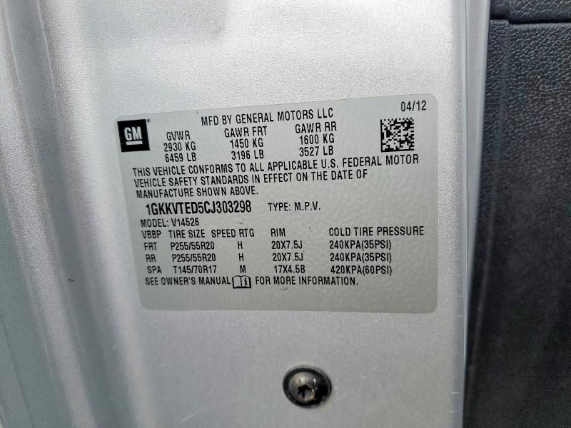 2012 GMC Acadia Denali