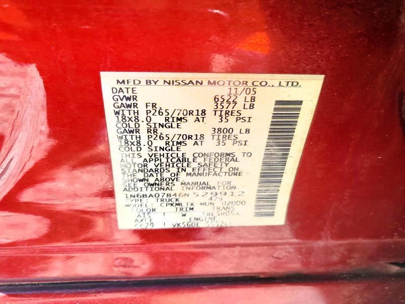 2006 Nissan Titan XE FFV