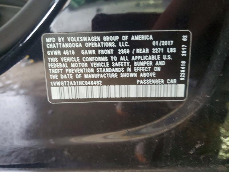 2017 Volkswagen Passat se