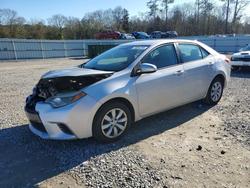 Vehiculos salvage en venta de Copart Augusta, GA: 2015 Toyota Corolla l