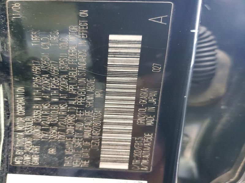 2007 Toyota 4runner SR5