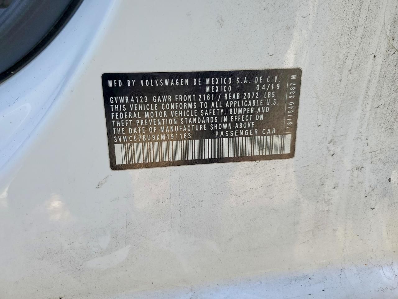 2019 Volkswagen Jetta s