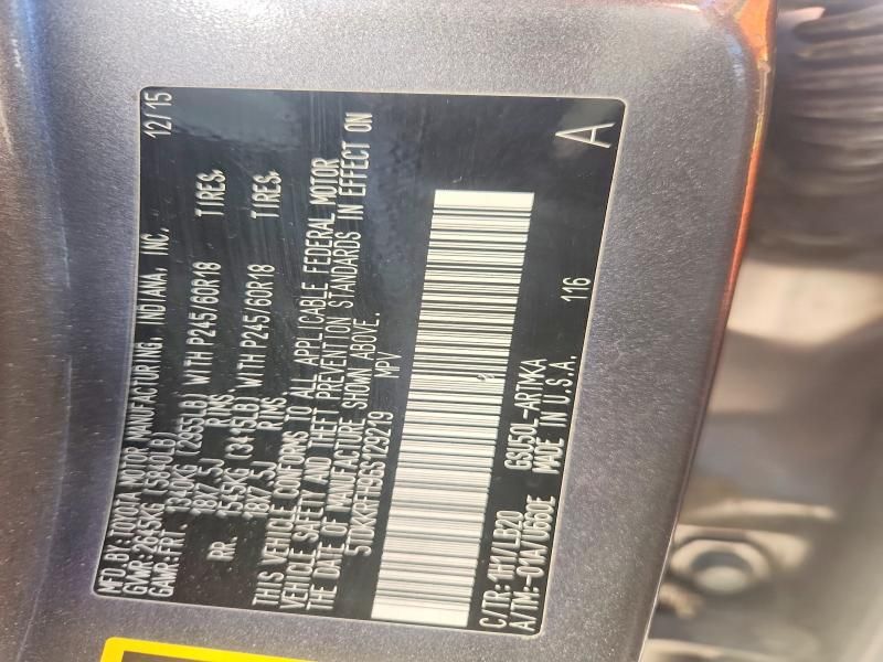 2016 Toyota Highlander xle