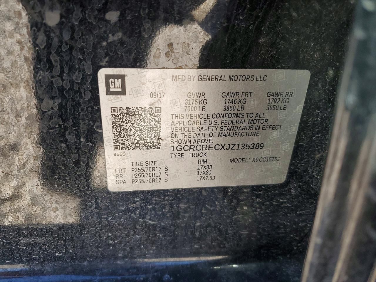 2018 Chevrolet Silverado C1500 lt