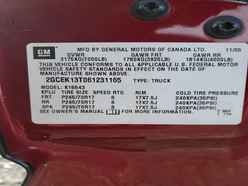 2006 Chevrolet Silverado K1500