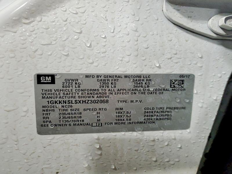 2017 GMC Acadia sle