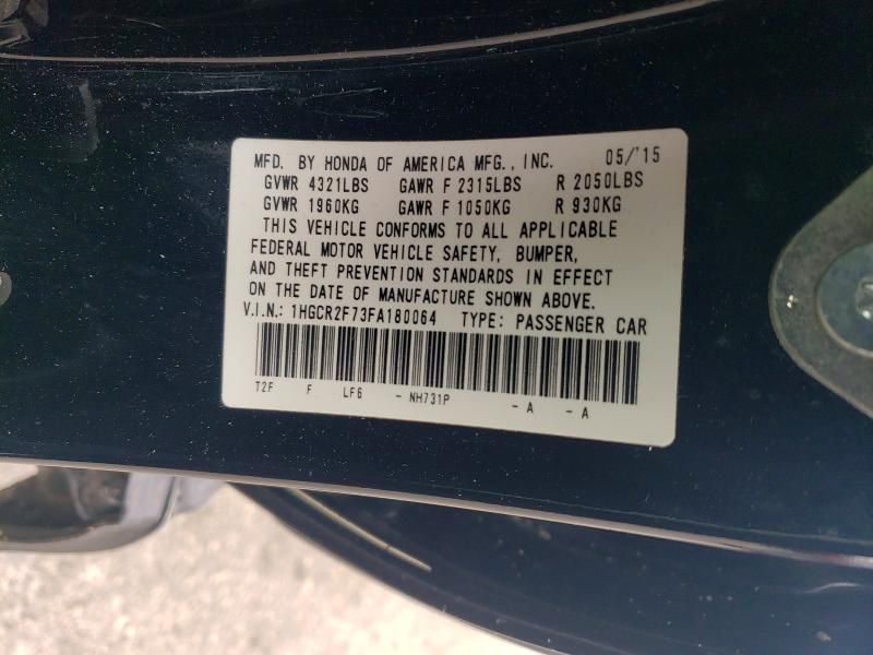 2015 Honda Accord ex