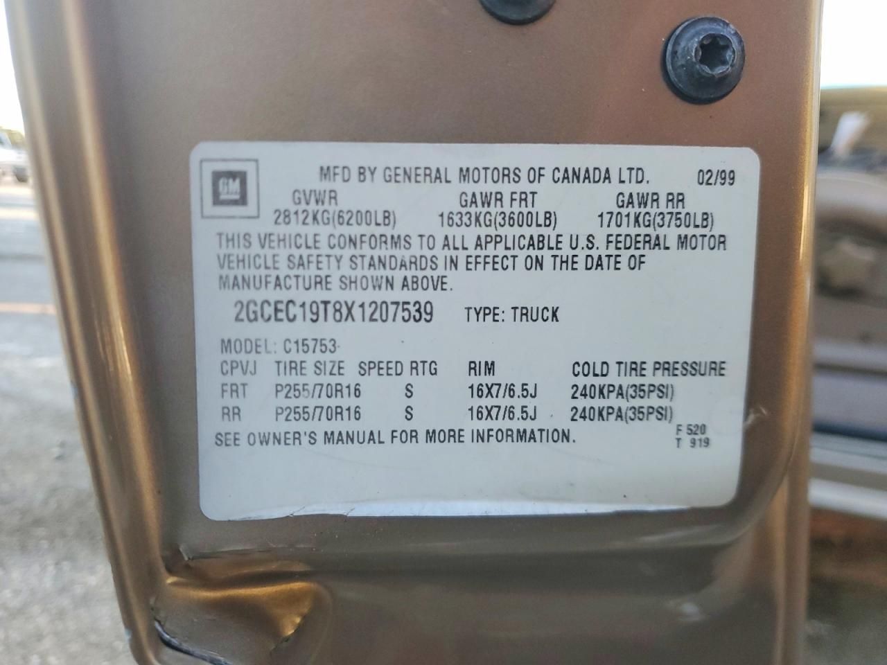 1999 Chevrolet Silverado C1500