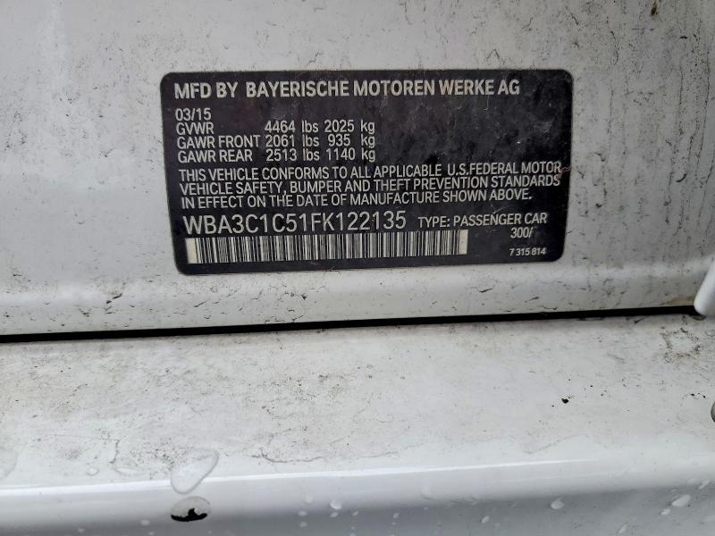 2015 BMW 328 i Sulev