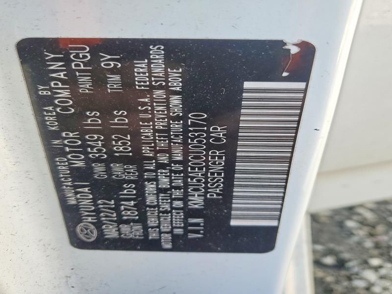 2012 Hyundai Accent gls