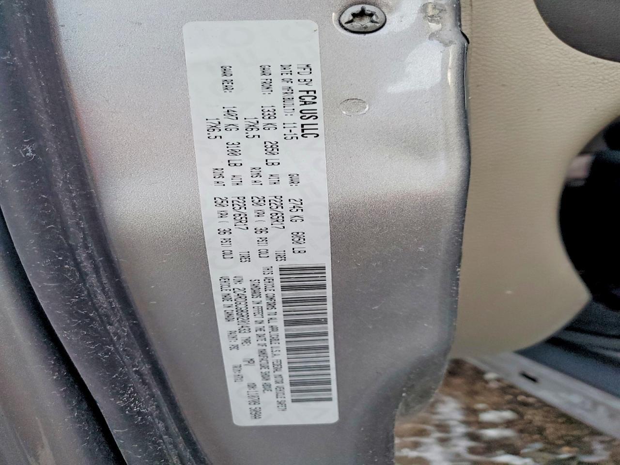 2016 Dodge Grand Caravan sxt