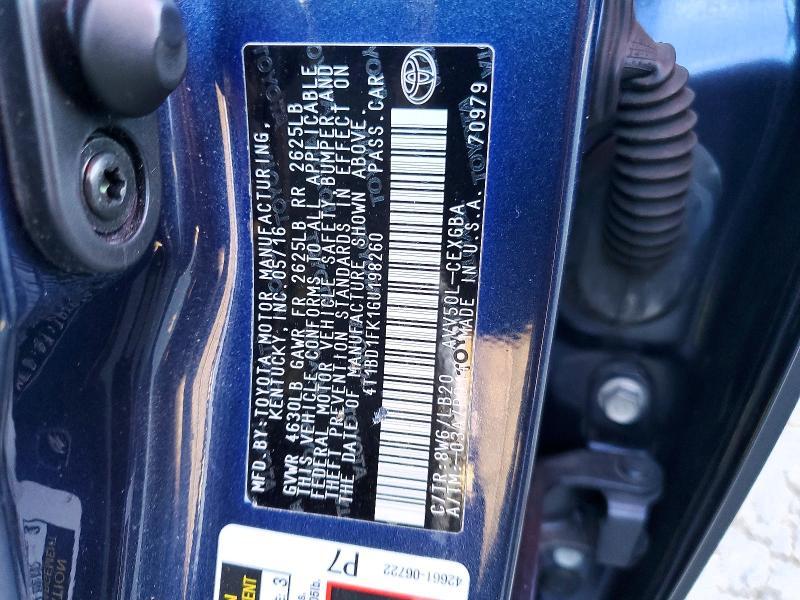 2016 Toyota Camry Hybrid