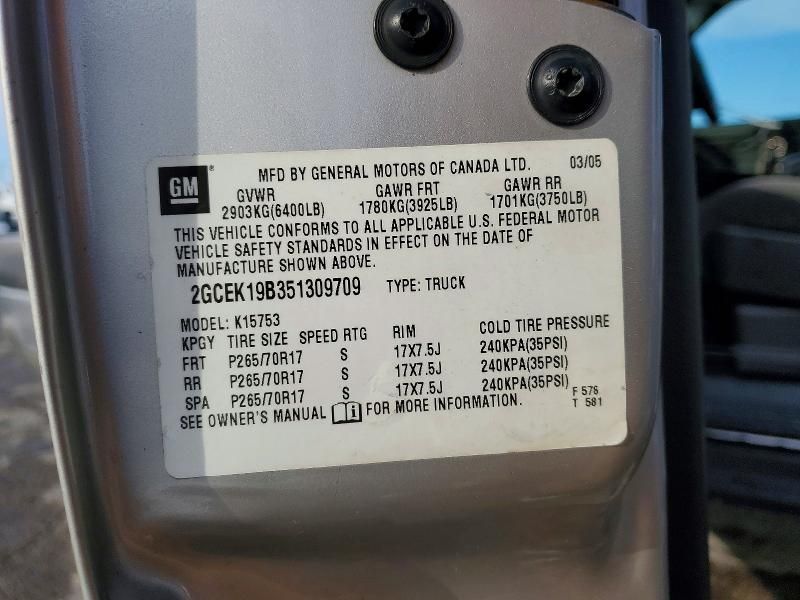 2005 Chevrolet Silverado K1500