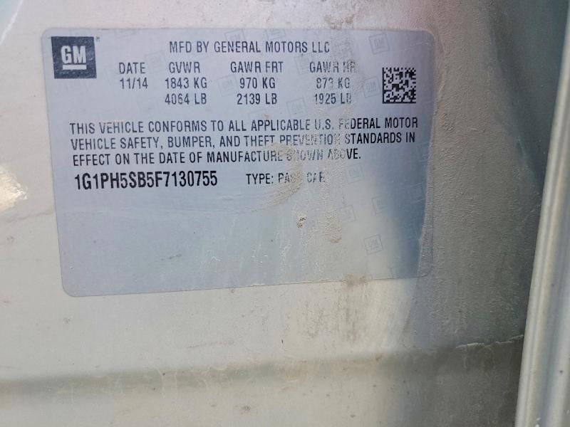 2015 Chevrolet Cruze eco