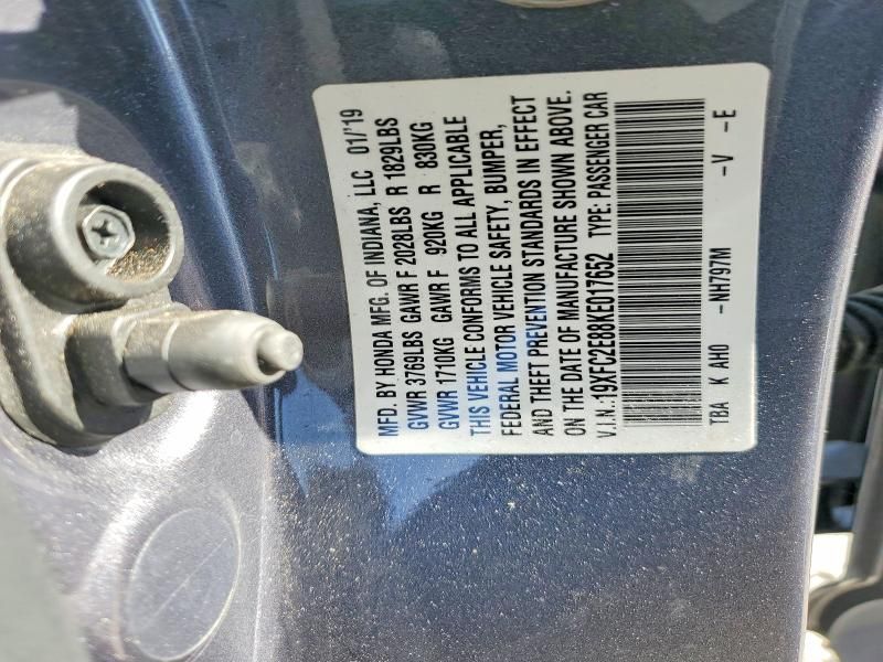 2019 Honda Civic Sport