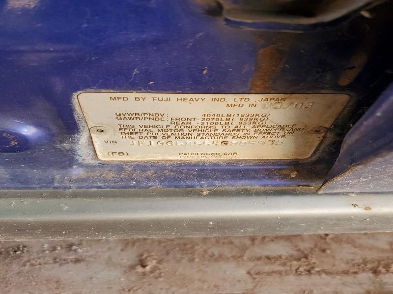 2004 Subaru Impreza Outback Sport