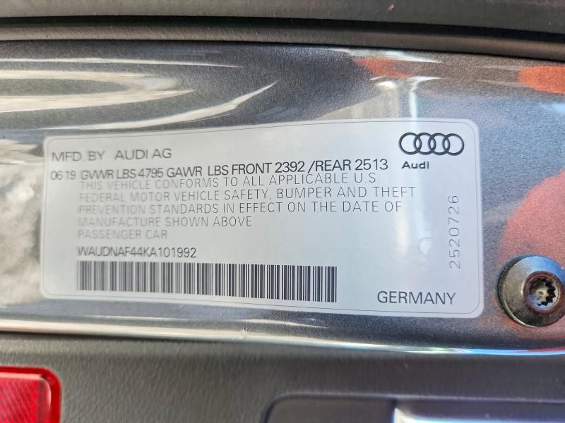 2019 Audi A4 Premium