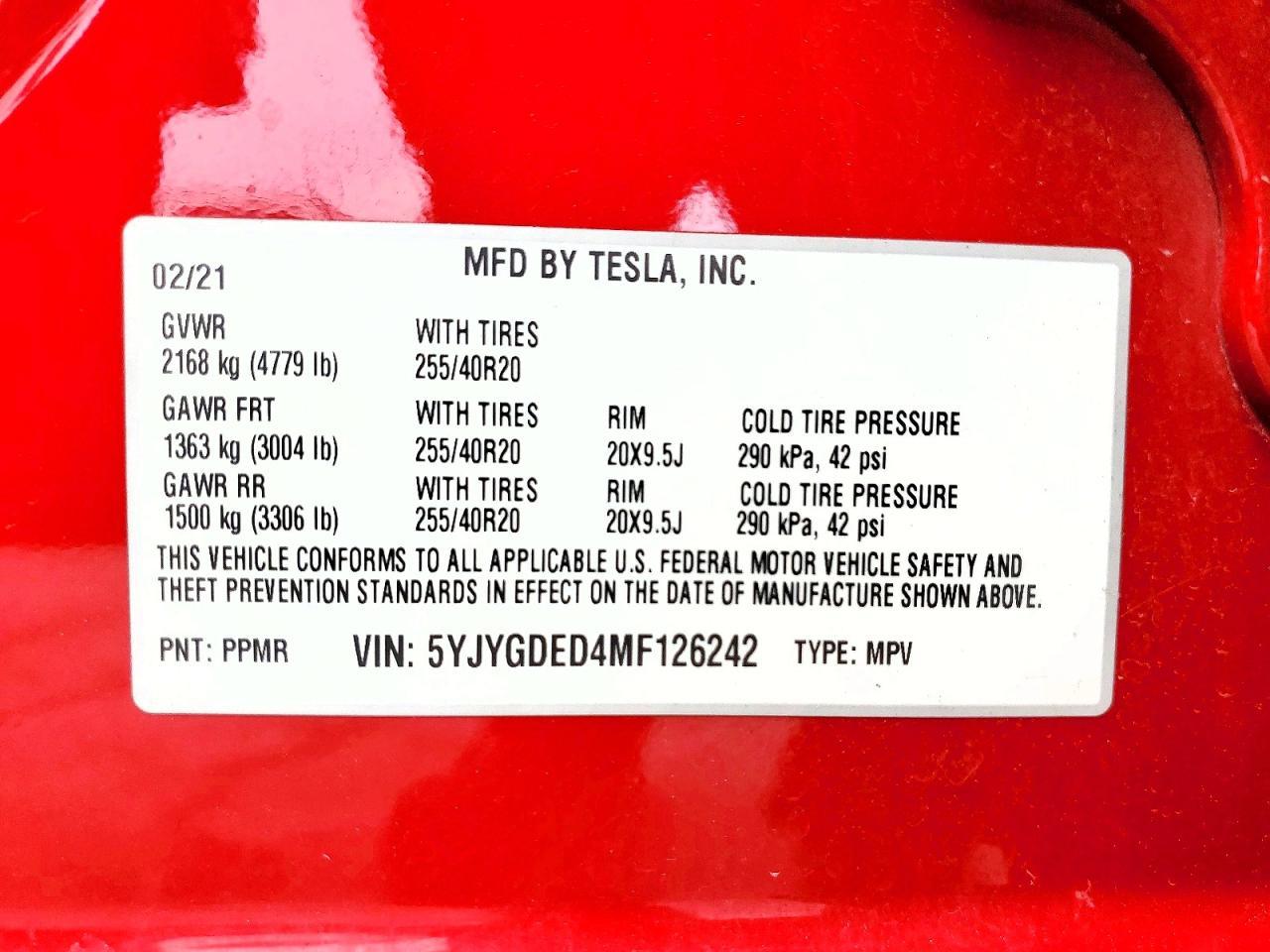 2021 Tesla Model y
