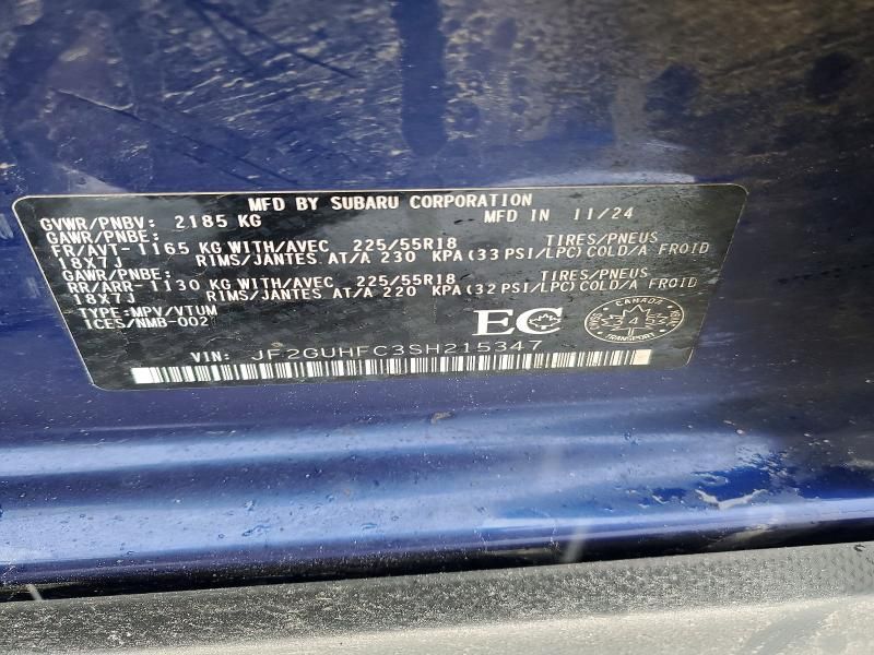 2025 Subaru Crosstrek Sport