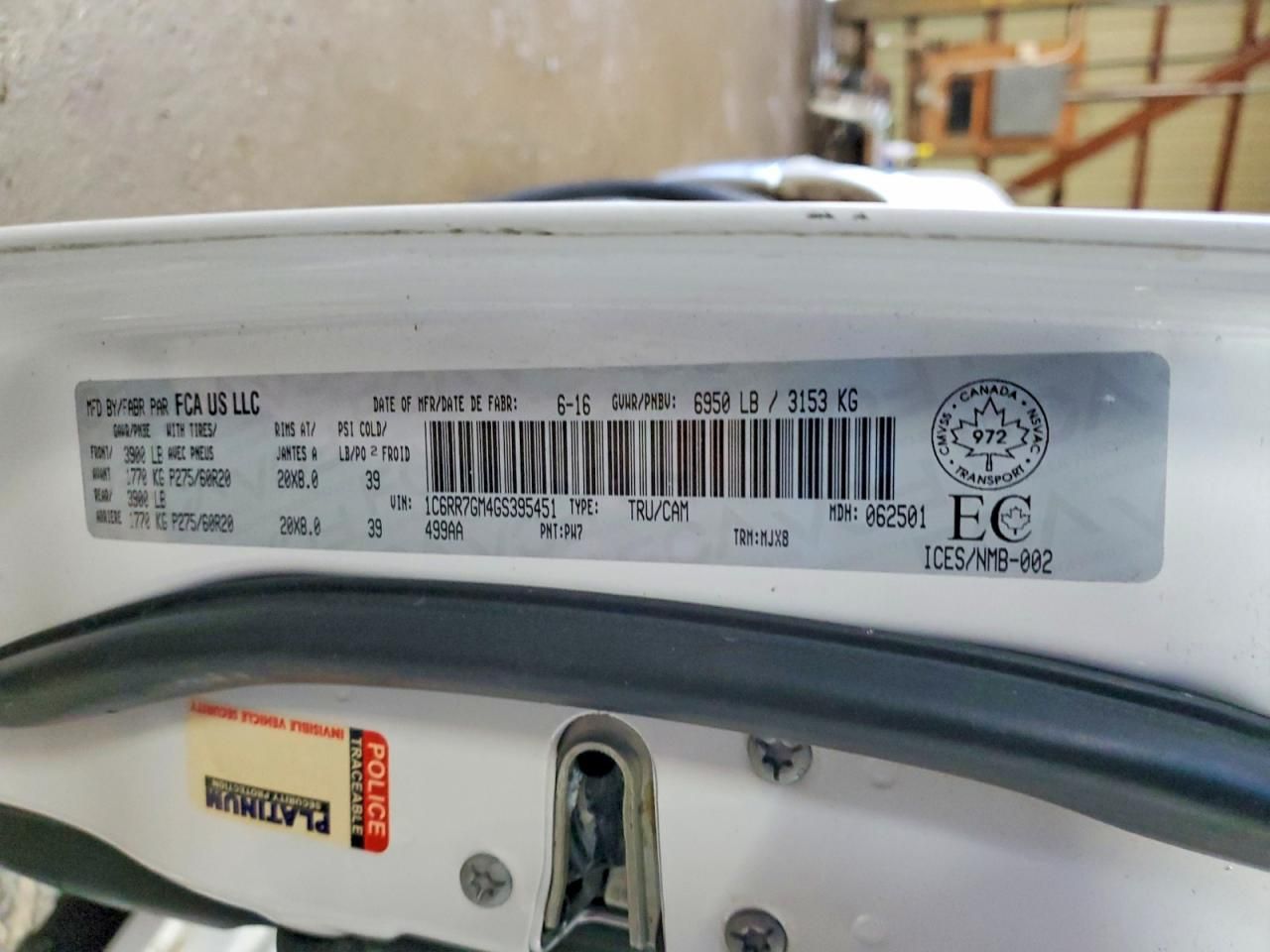 2016 Dodge Ram 1500 slt