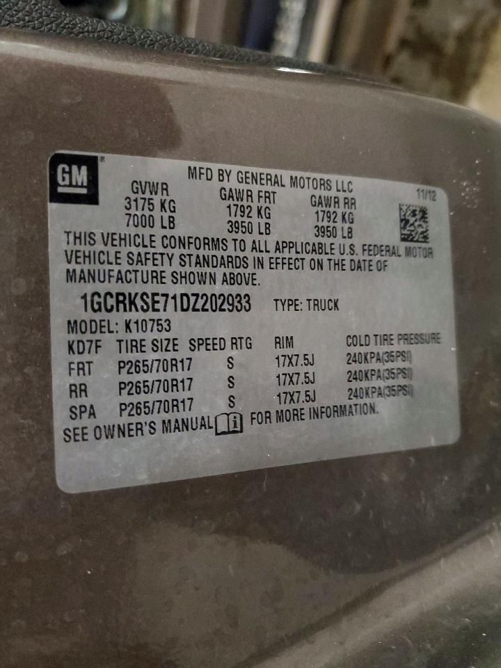 2013 Chevrolet Silverado K1500 lt