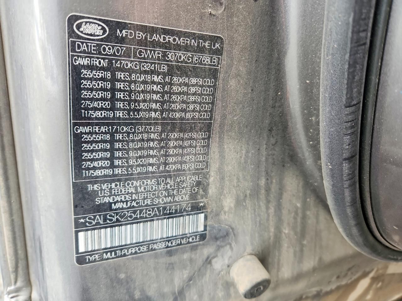 2008 Land Rover Range Rover Sport hse