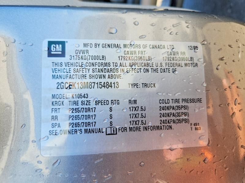 2007 Chevrolet Silverado K1500 Crew cab