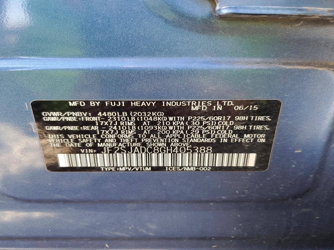 2016 Subaru Forester 2.5i Premium