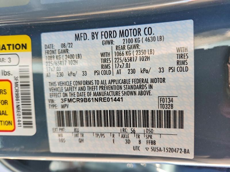 2022 Ford Bronco Sport big Bend