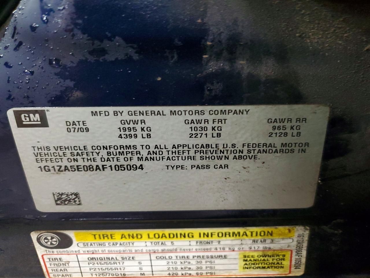 2010 Chevrolet Malibu ls