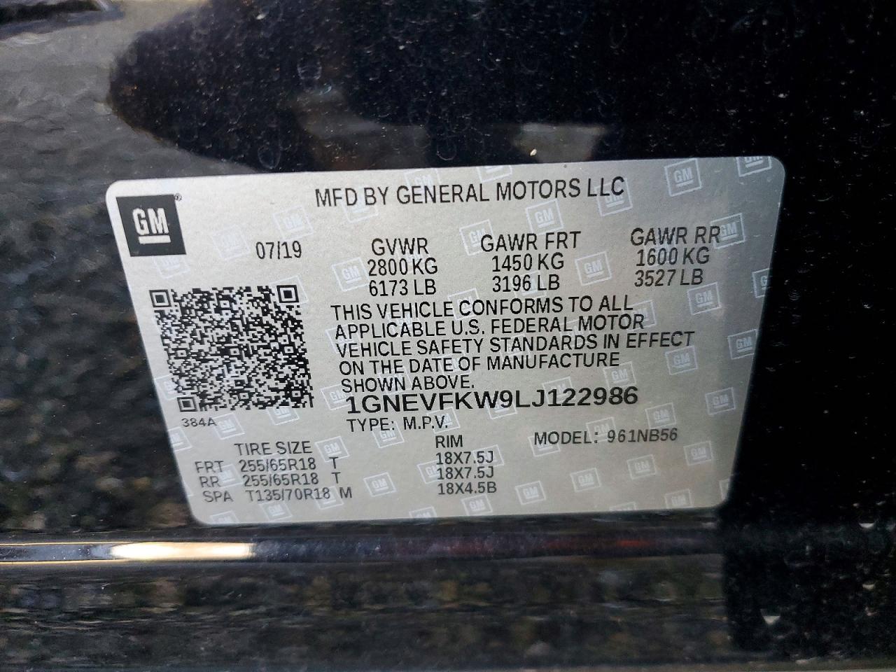 2020 Chevrolet Traverse ls
