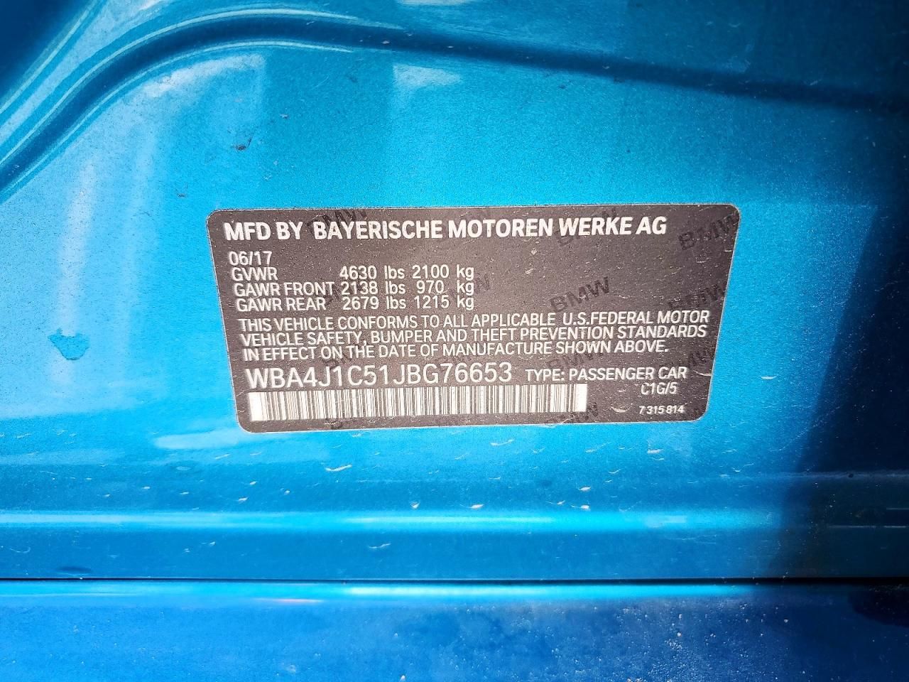 2018 BMW 430i Gran Coupe