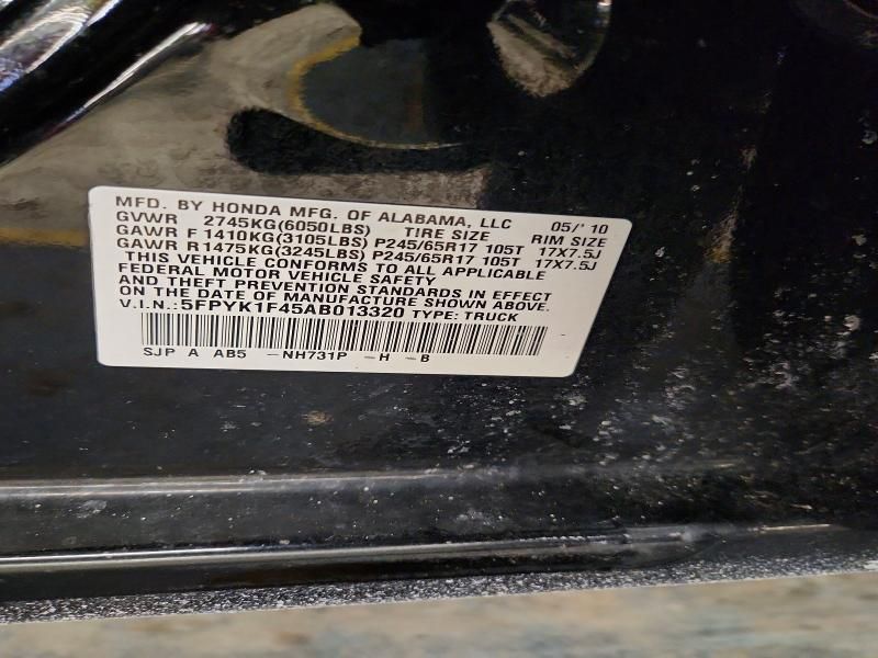 2010 Honda Ridgeline rts